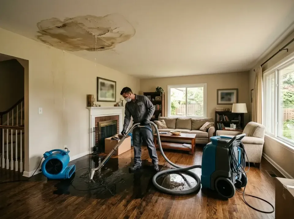 attic-pipe-burst-ceiling-drip-008 — frequently asked questions, Water Damage Restoration & Carpet Care in Bridgeville, DE